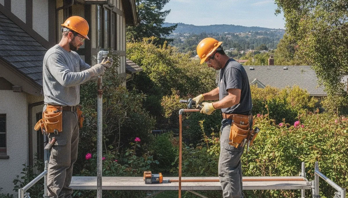 Plumber repairing a sink in San Francisco, CA for reliable plumbing repair service