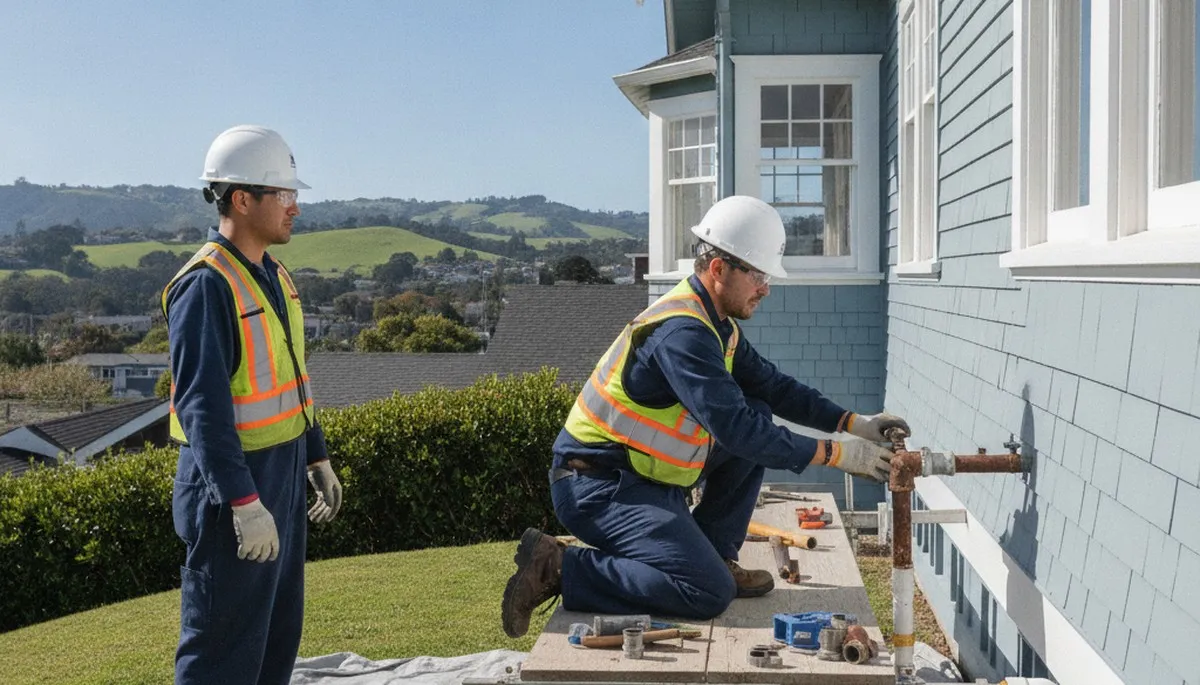 Plumbing repair service in San Francisco, CA, for residential and commercial leak and pipe fixes