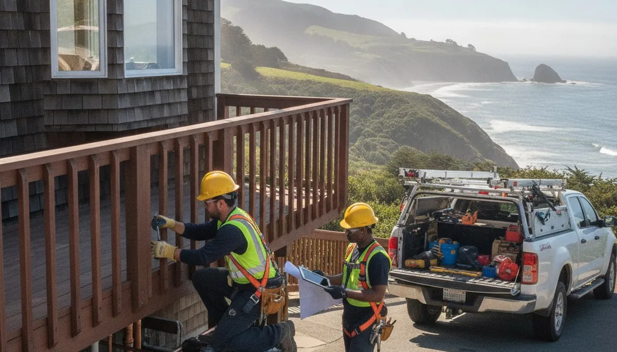 San Francisco, CA plumber repairing a pipe for a residential plumbing service