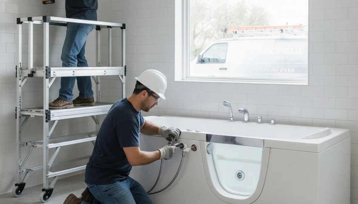 Walk-in tub installation for San Francisco, CA homes by On Call Plumbers